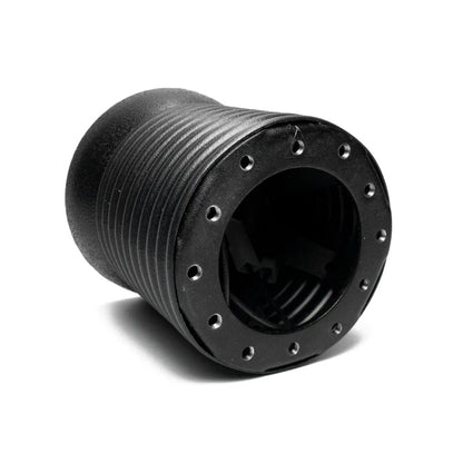 Punk Wheels black metal MERCEDES-BENZ R107 Hub Adapter steering wheel hub adapter side view