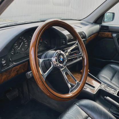 14" Wood Steering Wheel Classic BMW - Punk Wheels
