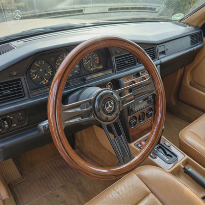 14" Wood Steering Wheel For Mercedes-Benz