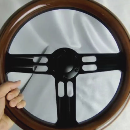 14" Wood Steering Wheel