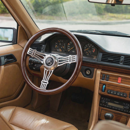14" Wood Steering Wheel For Mercedes-Benz