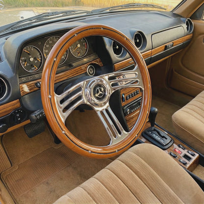 14" Wood Steering Wheel For Mercedes-Benz