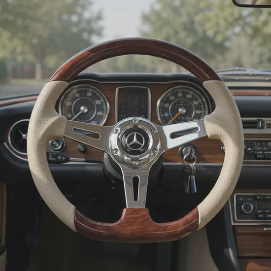Mercedes steering wheel video