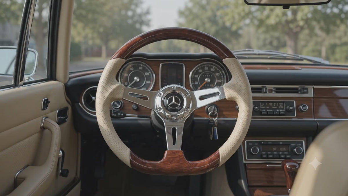 Mercedes steering wheel video