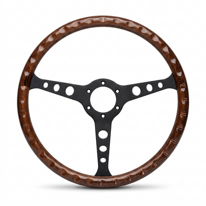 15" Wood Steering Wheel For Mercedes-Benz