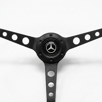 15" Wood Steering Wheel For Mercedes-Benz