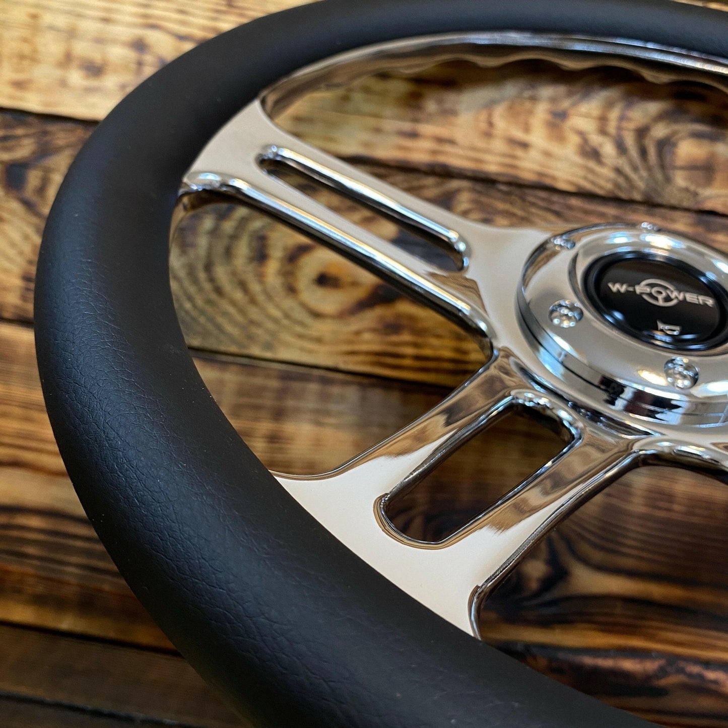 Luxurious leather-wrapped - Punk Wheels
