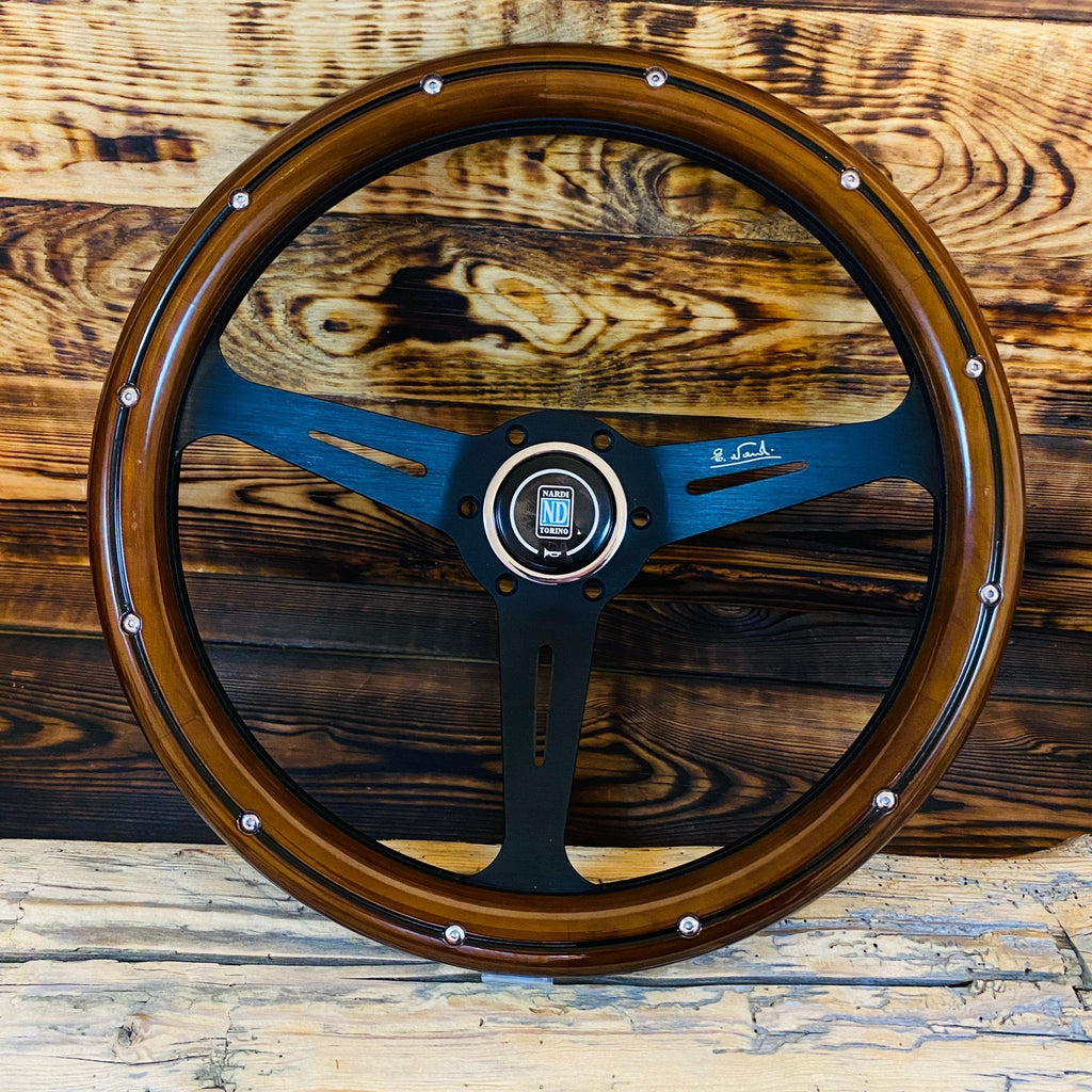 14 inch Nardi Wood Steering Wheel Used | Aftermarket – Punk