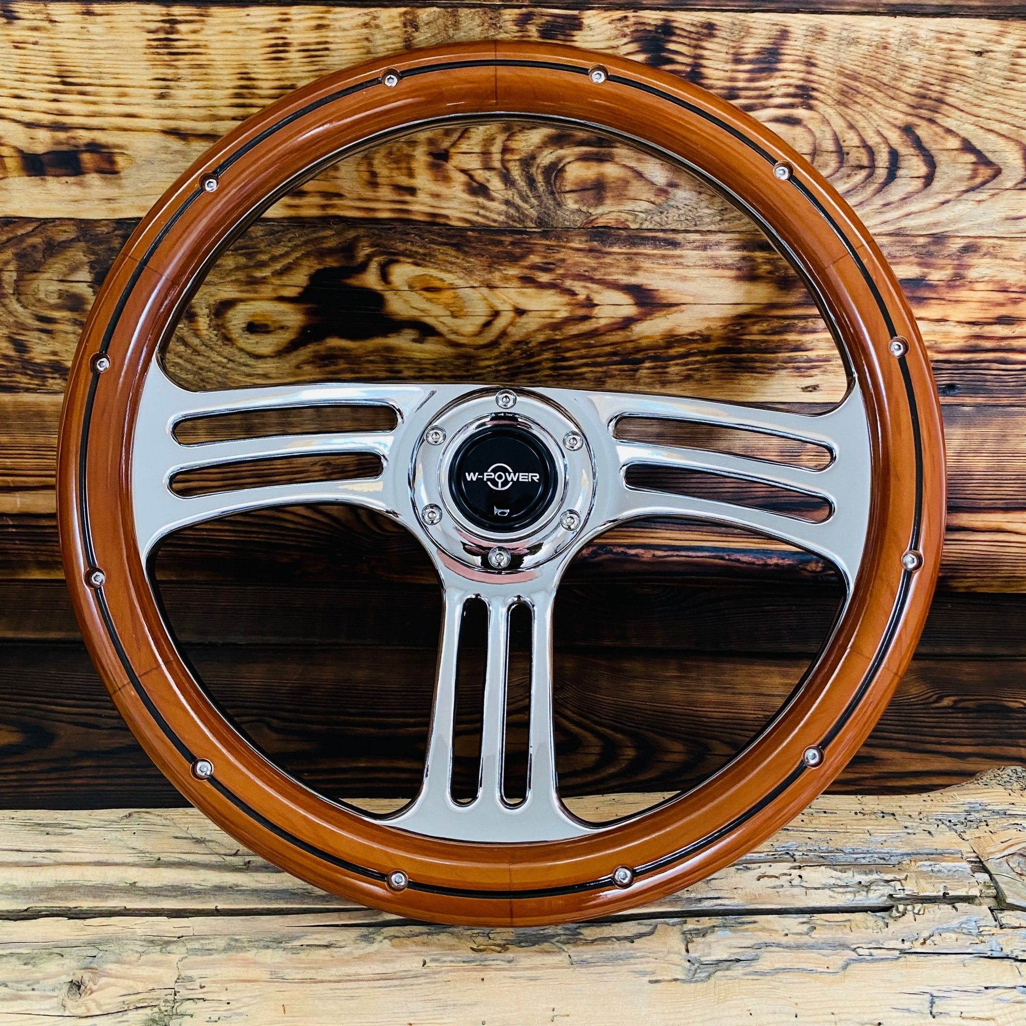 Striring Wheel Wood Grain Steering Wheels – Wooden Steering Wheels – KQJJX