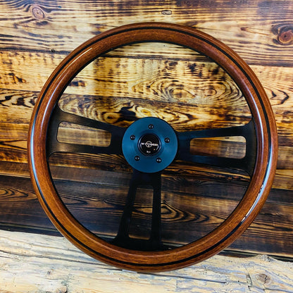 18" Wood Imitation Steering Wheel - Punk Wheels