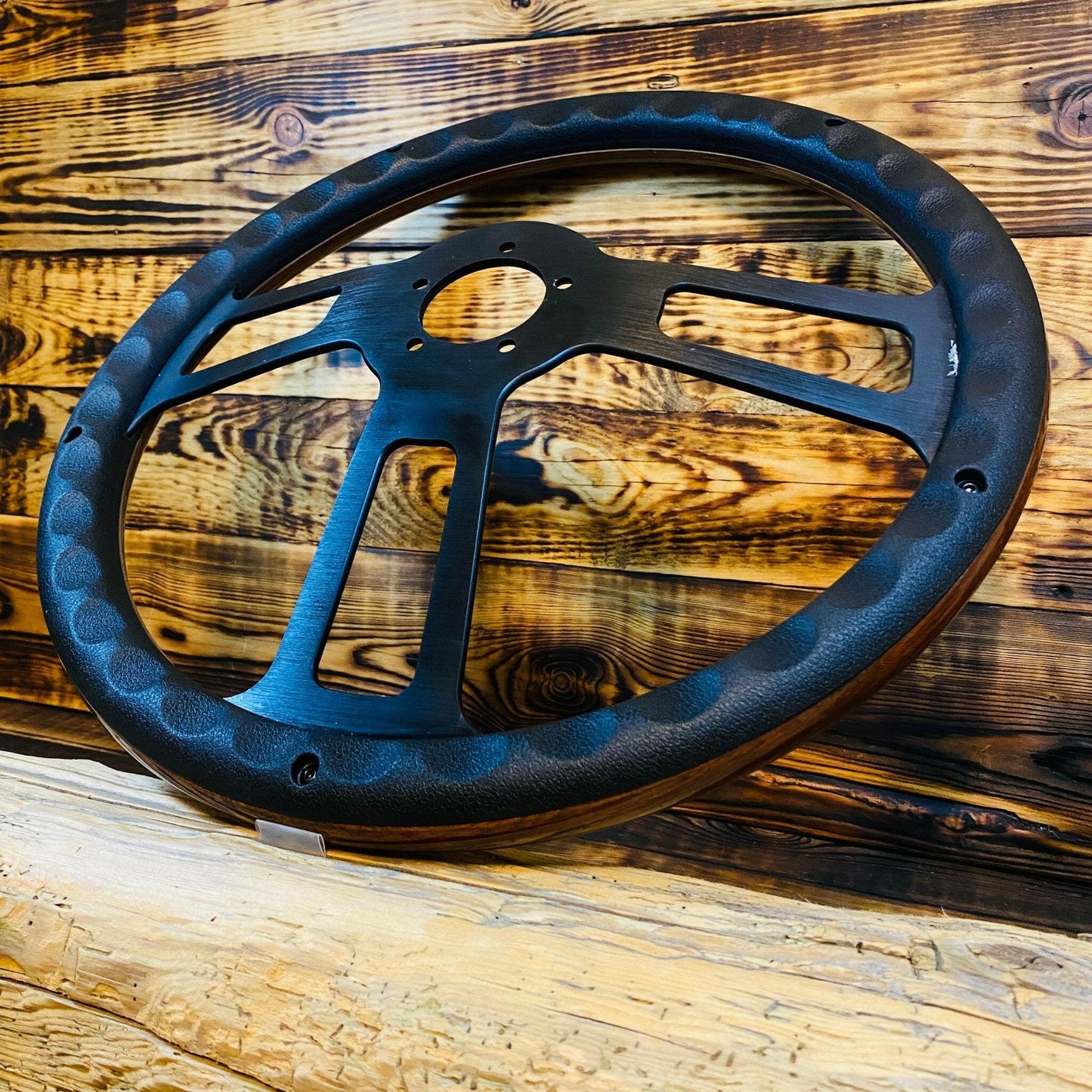 18" Wood Imitation Steering Wheel - Punk Wheels