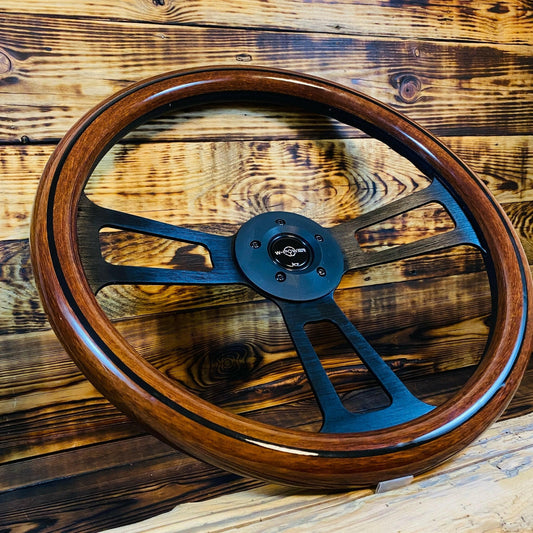 18" Wood Imitation Steering Wheel - Punk Wheels